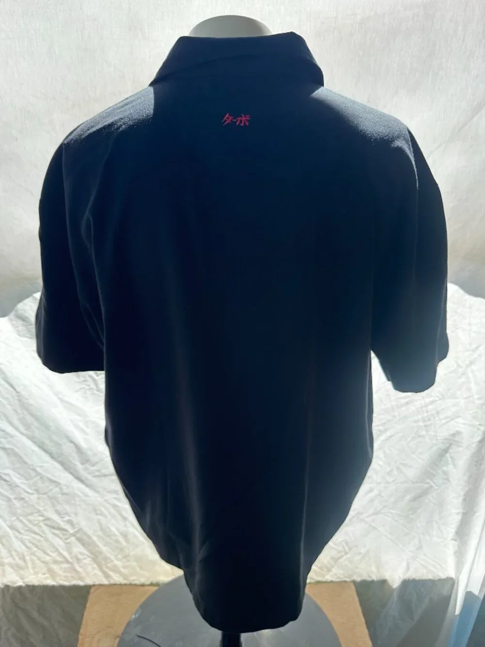 Vintage Steady Last Call Men's Black Bowling Turbo Hi Tech SS Button Front Shirt